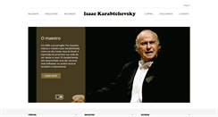 Desktop Screenshot of karabtchevsky.com.br
