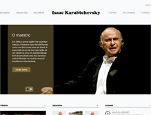 Tablet Screenshot of karabtchevsky.com.br